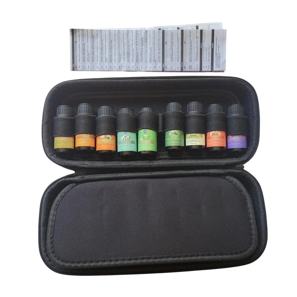 Lagunamoon Essential Oils 16 Lot Therapeutic Grade 10ml Case‎